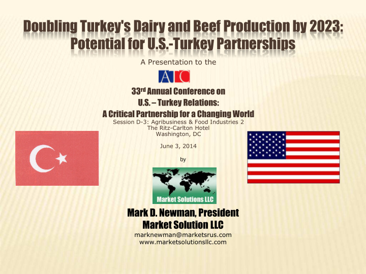 doubling turkey s dairy and beef production by 2023