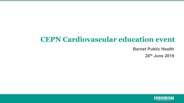 cepn cardiovascular education event