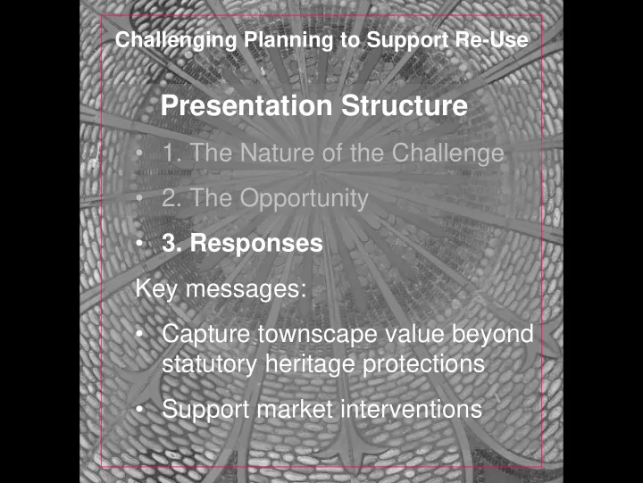 presentation structure