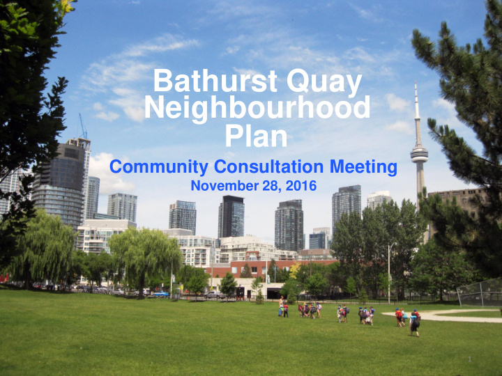 bathurst quay neighbourhood plan