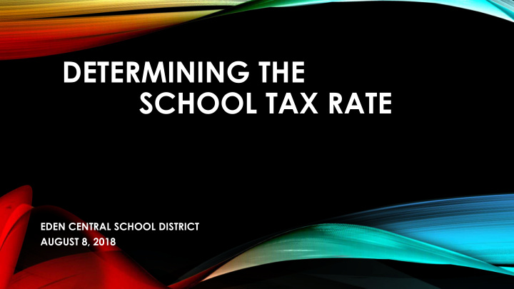 school tax rate