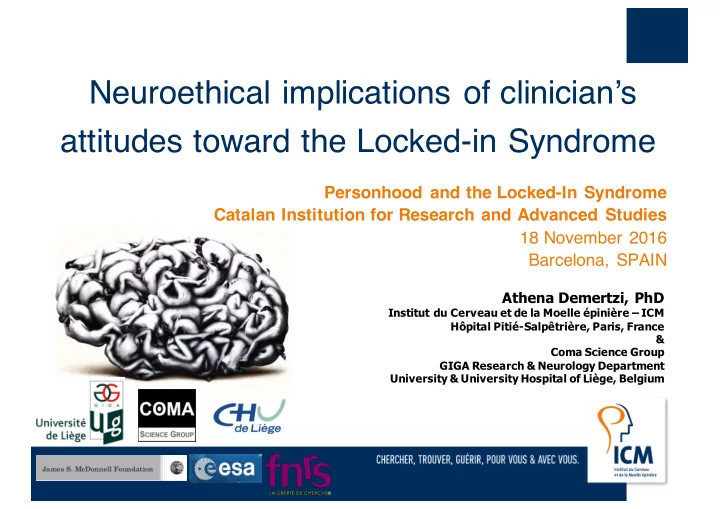 neuroethical implications of clinician s attitudes toward