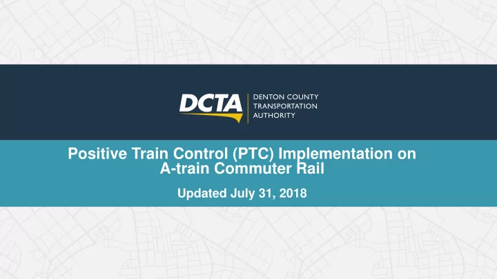 a train commuter rail