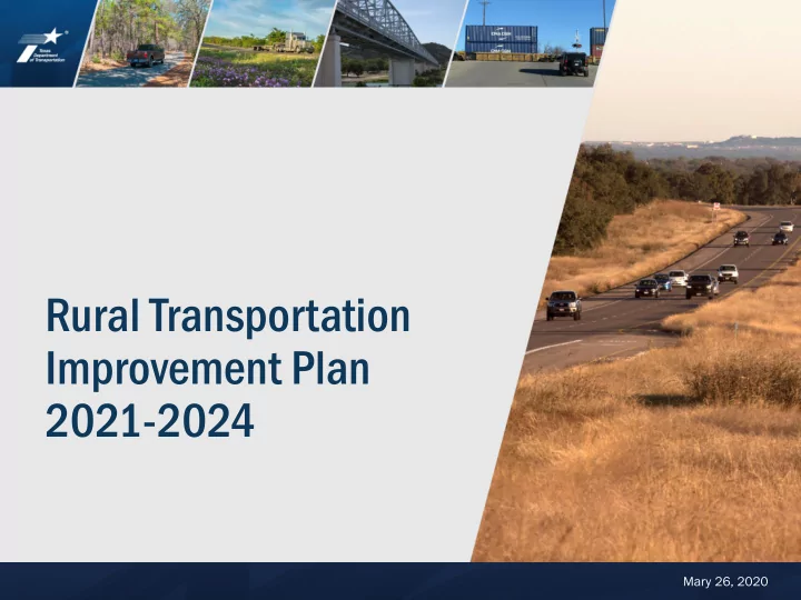 rural transportation improvement plan 2021 2024