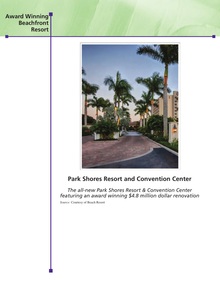 park shores resort and convention center
