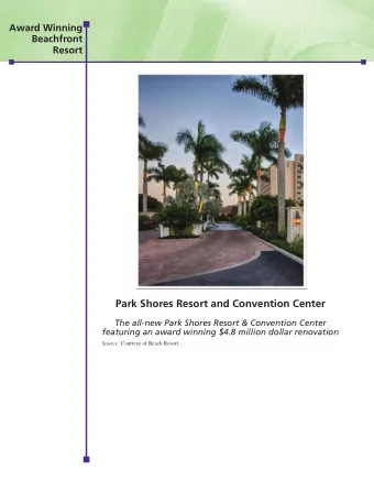 Park Shores Resort and Convention Center  The all-new Park Shores Resort &amp; Convention Center