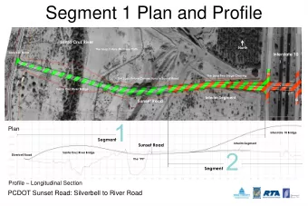 Segment 1 Plan and Profile  Santa Cruz River  North  The Loop Future Multi-use Path  Silverbell