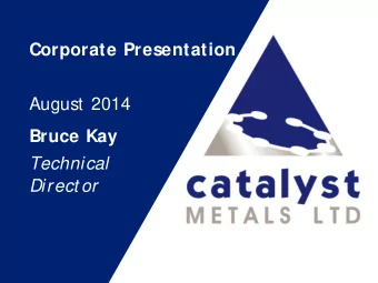 Technical  Direct or  Com  ompetent Person  rsons  s Statement  Competent Persons Statement  The