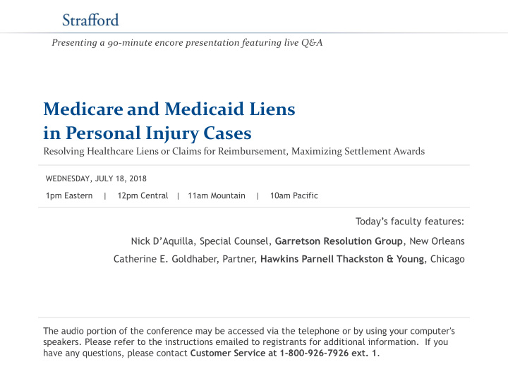 medicare and medicaid liens in personal injury cases