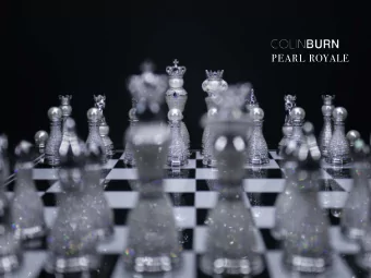 PEARL ROYALE Pearl Royale Limited Edition Chess Set  Crafted in solid 18K white gold and pave