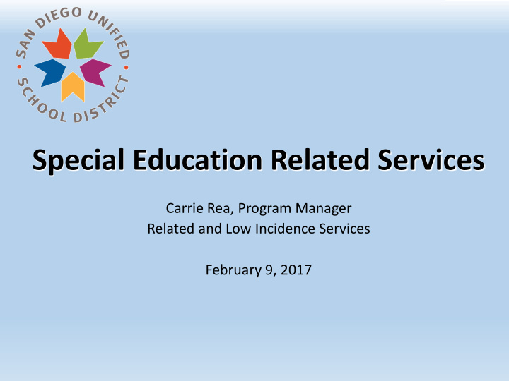 special education related services