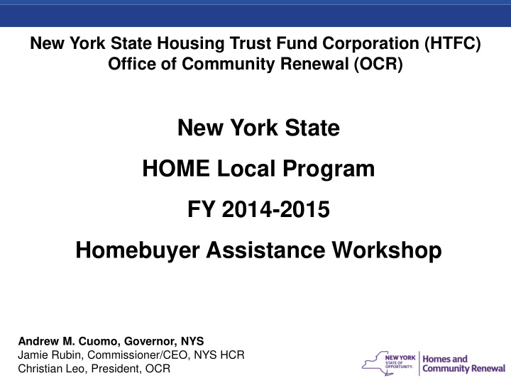 new york state home local program fy 2014 2015 homebuyer