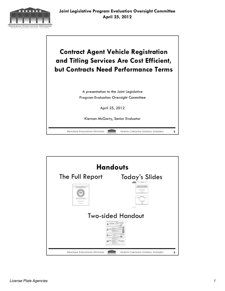handouts