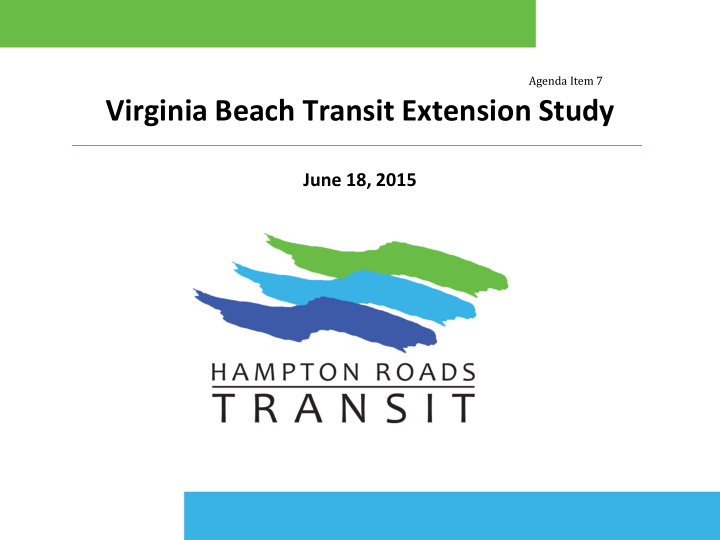 virginia beach transit extension study