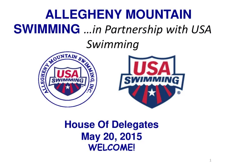 allegheny mountain swimming in partnership with usa