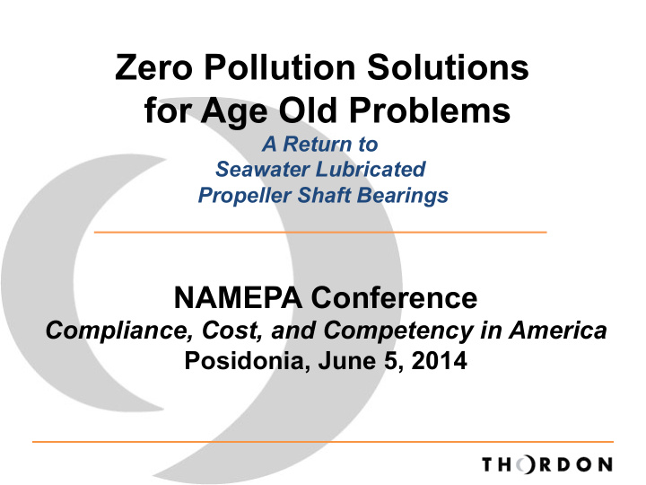 zero pollution solutions for age old problems
