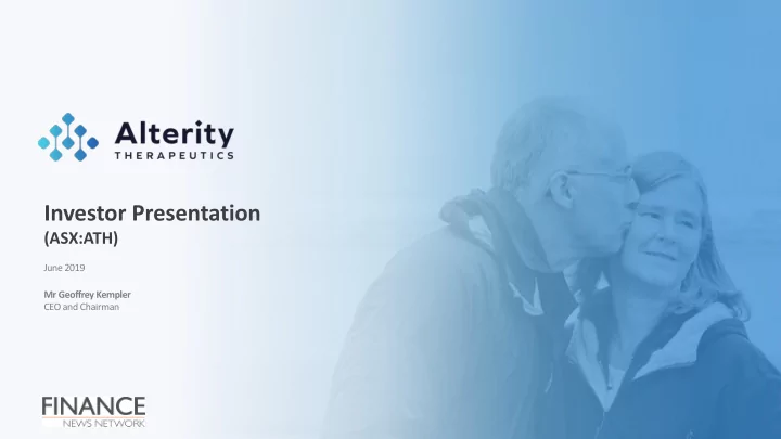 investor presentation