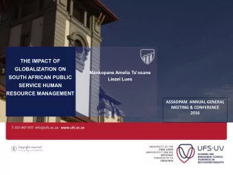 SERVICE HUMAN  RESOURCE MANAGEMENT  ASSADPAM  ANNUAL GENERAL  MEETING &amp; CONFERENCE  2016