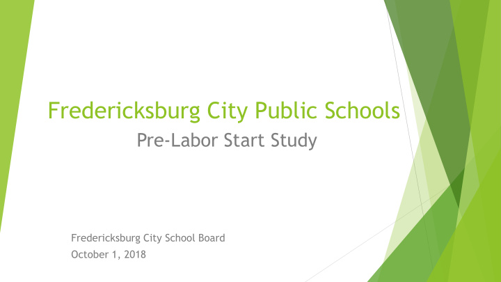 fredericksburg city public schools