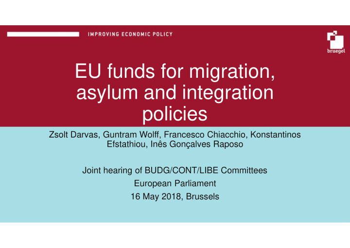 eu funds for migration asylum and integration policies