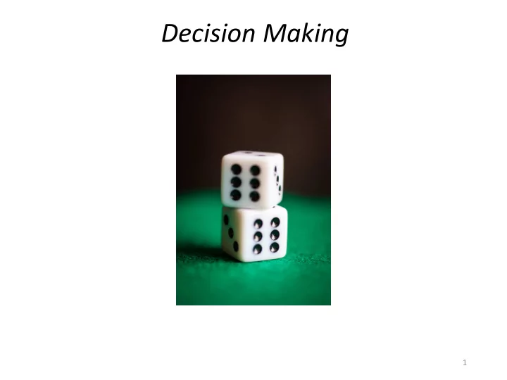 decision making