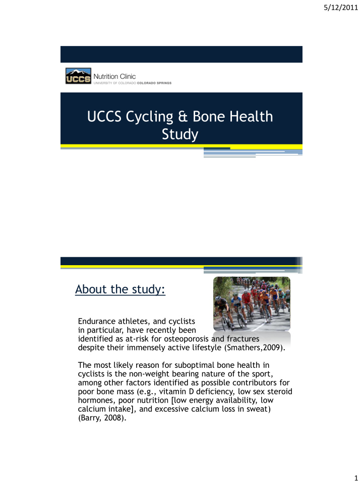 uccs cycling bone health