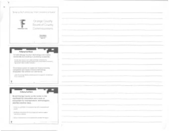 .. .F  . Orange Cou nty  :r: Board of Coun ty  Commissioners FIRESPRI NG FUND  Mi1ckenz1e