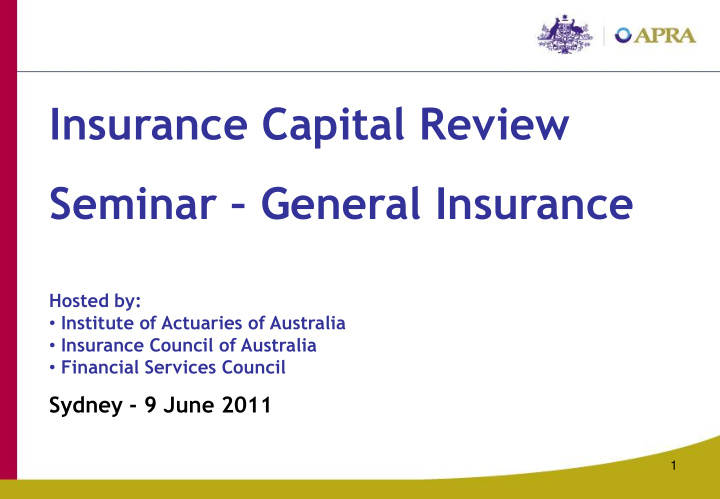 seminar general insurance