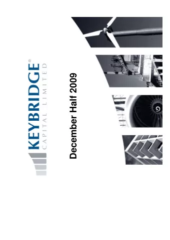 December Half 2009  Summary  Loss for half year of $39m  NTA 50 cents per share  Bank debt