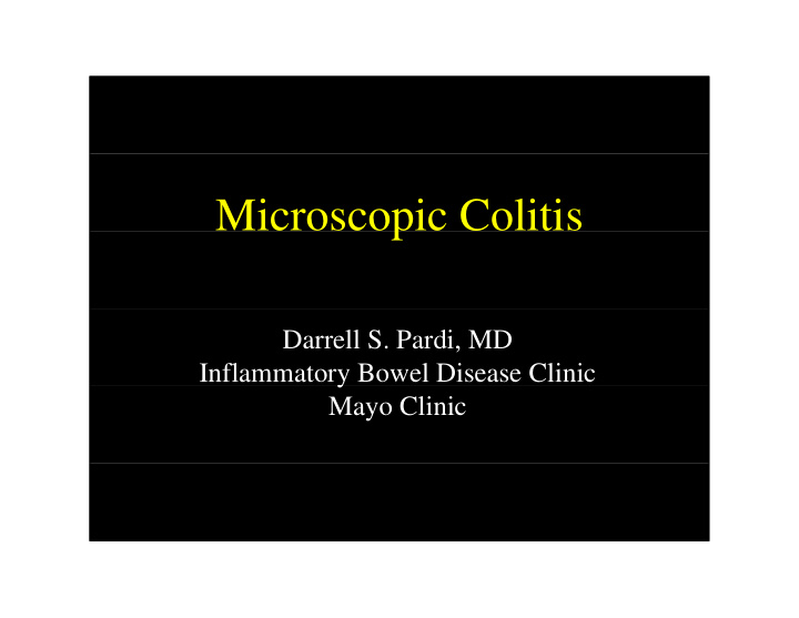 microscopic colitis p