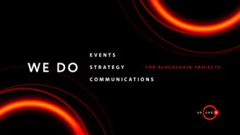 We are AroundB  We are working for the further development of  cryptocurrency, Blockchain and