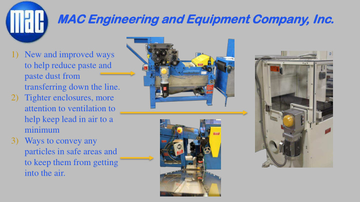 mac c engineering neering and d equipment ipment company
