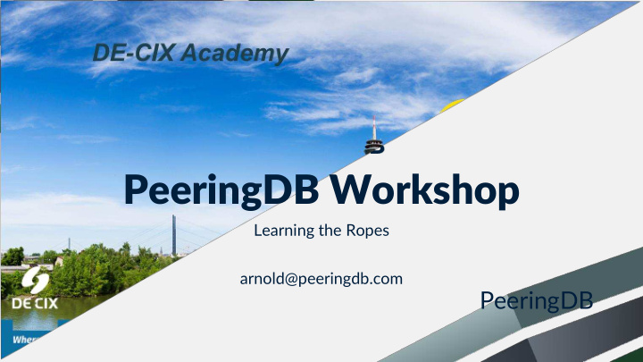 peeringdb workshop