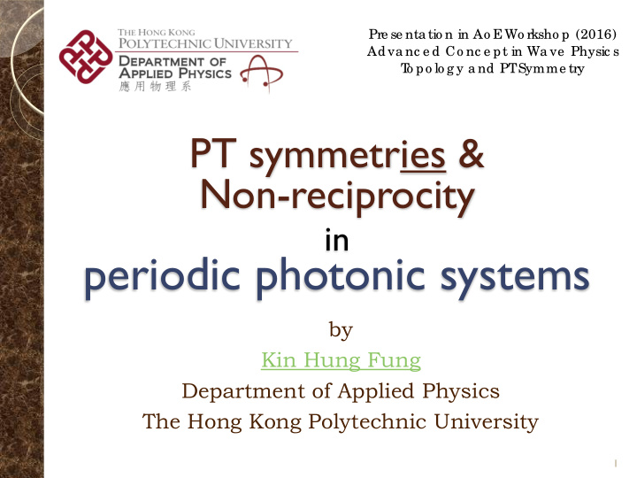 periodic photonic systems