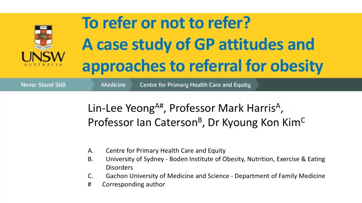a case study of gp attitudes and