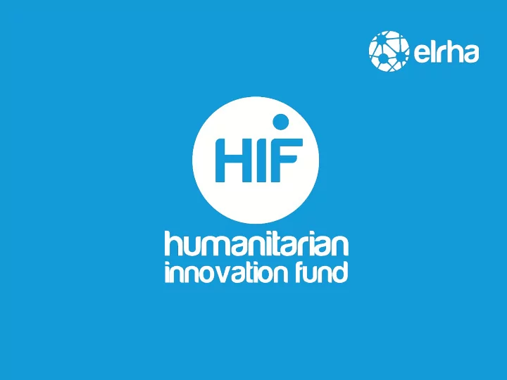 early stage innovation facility
