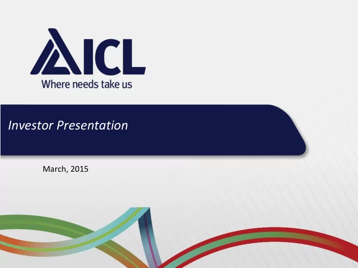 investor presentation