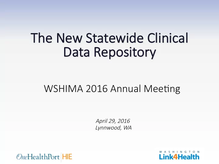 the ne th e new s statewide cl e clinical da data r a