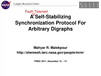 Arbitrary Digraphs  Mahyar R. Malekpour  http://shemesh.larc.nasa.gov/people/mrm/ PRDC 2011,