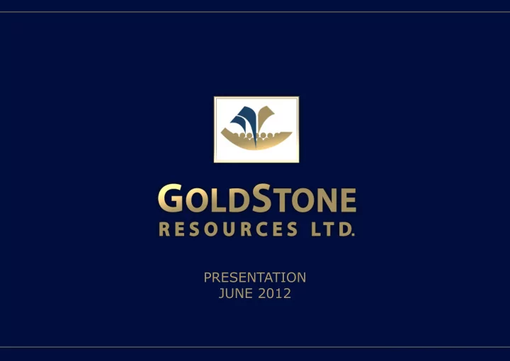 presentation june 2012
