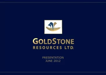 PRESENTATION  JUNE 2012 IMPORTANT: YOU MUST READ THE FOLLOWING BEFORE CONTINUING DISCLAIMER  The