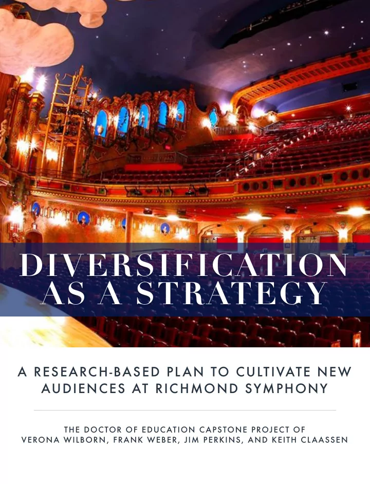 diversification as a strategy
