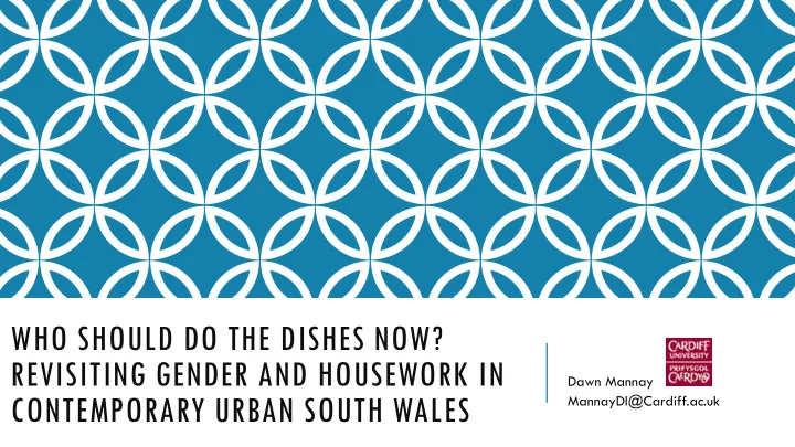 revisiting gender and housework in