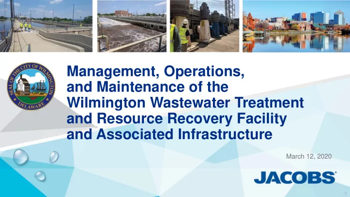 management operations and maintenance of the wilmington