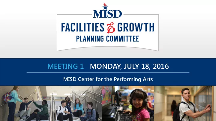 meeting 1 monday july 18 2016