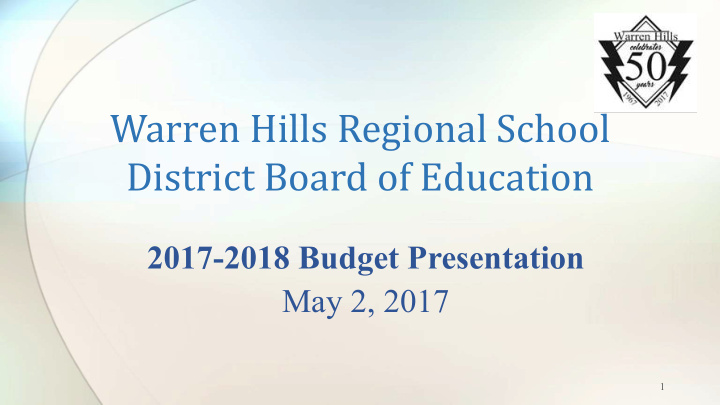 warren hills regional school district board of education