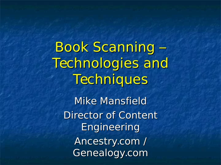 book scanning book scanning technologies and technologies