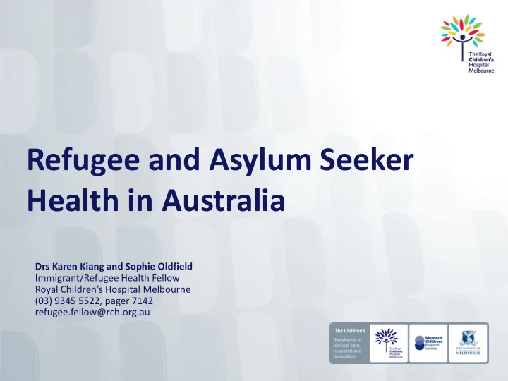 health in australia