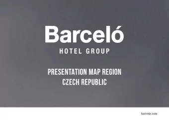 PRESENTATION MAP REGION  CZECH REPUBLIC  barcelo.com  GERMANY  POLAND  Prague  CZECH REPUBLIC 202