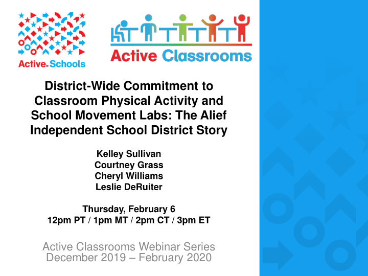 district wide commitment to classroom physical activity